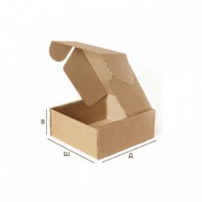 Самосборная картонная коробка с крышкой 222x160x80 Т-24 