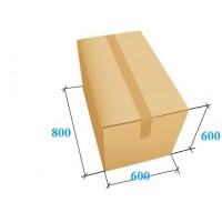 Картонная коробка 800x600x600 (супер большая) Т-24